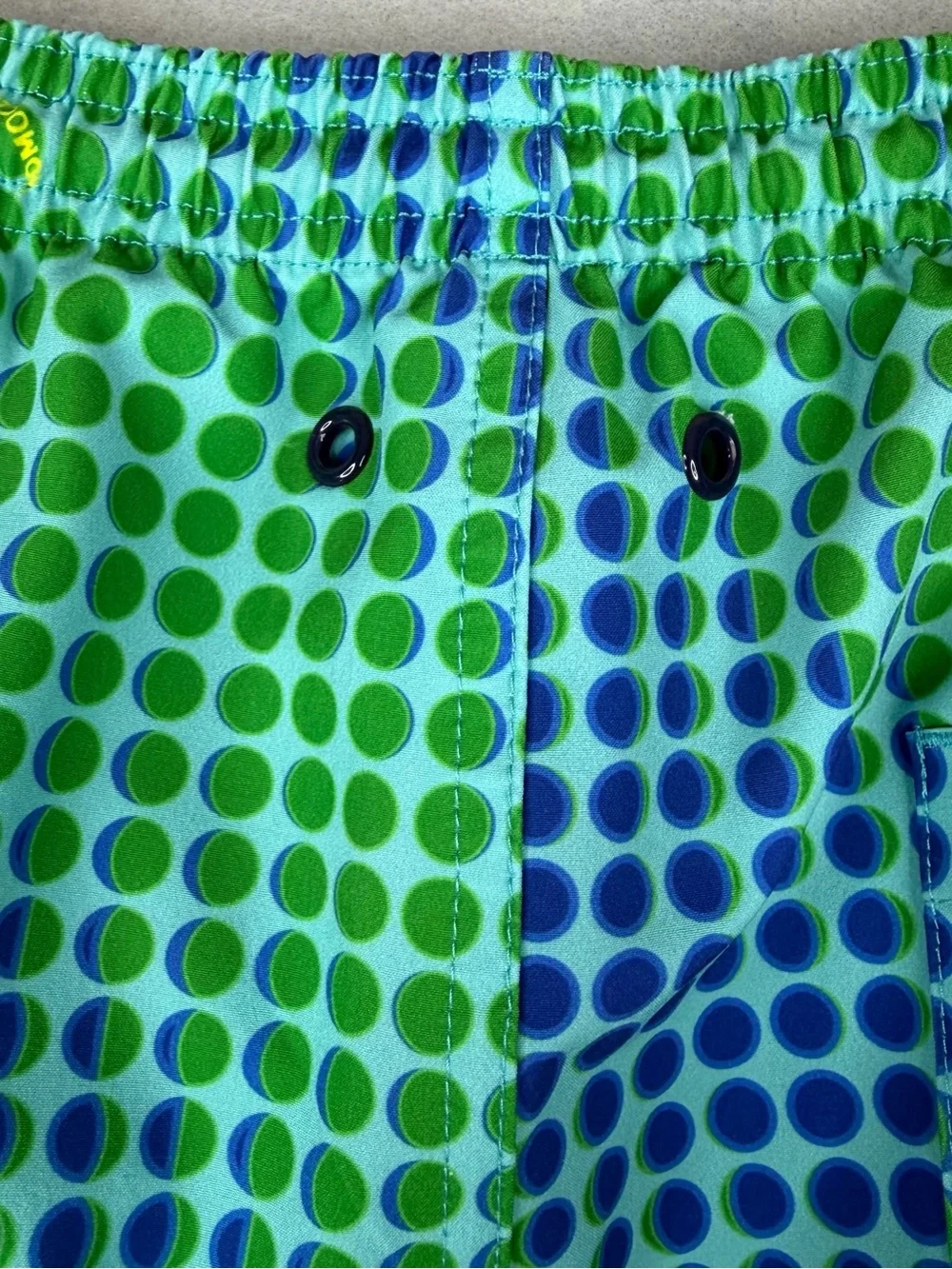 HOMOCO Power Bottoms Swim Trunks Mens L Blue Green 4
